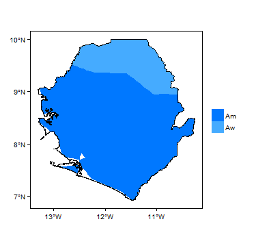 Koppen Geiger Climate Zones
