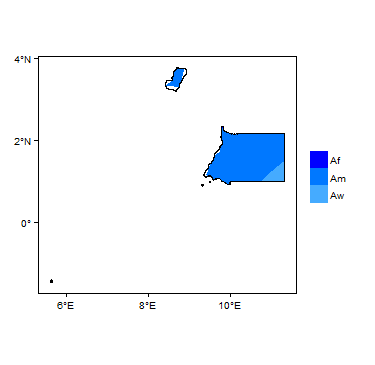 Koppen Geiger Climate Zones