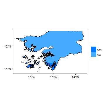 Koppen Geiger Climate Zones