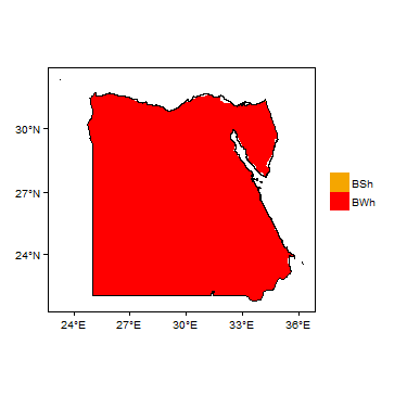 Koppen Geiger Climate Zones